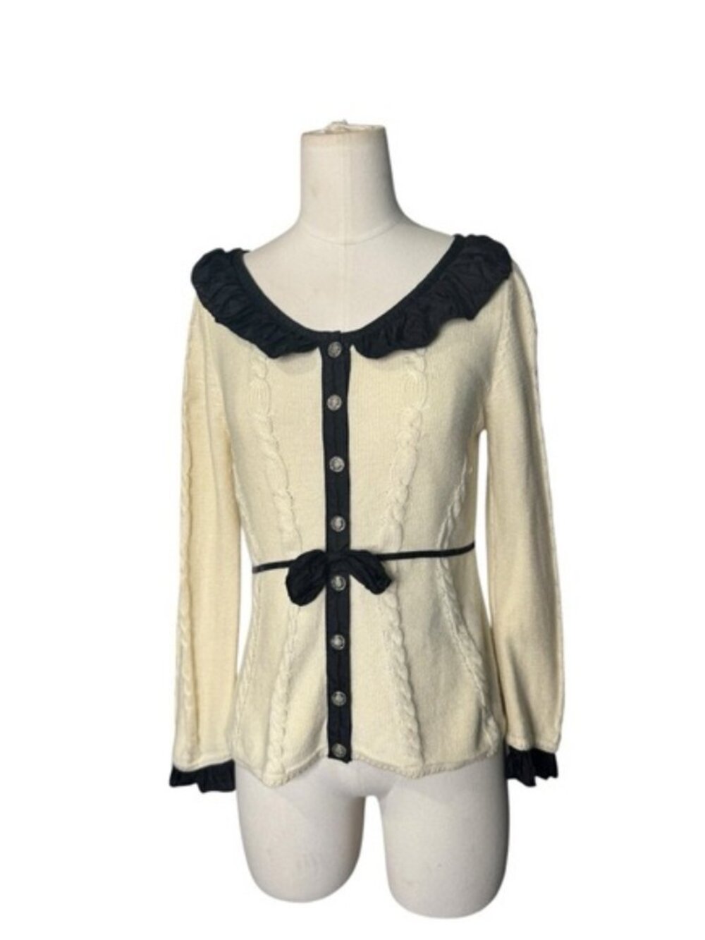 ANTHROPOLOGIE Guinevere Cardigan ADORABLE - M - Picture 5 of 5